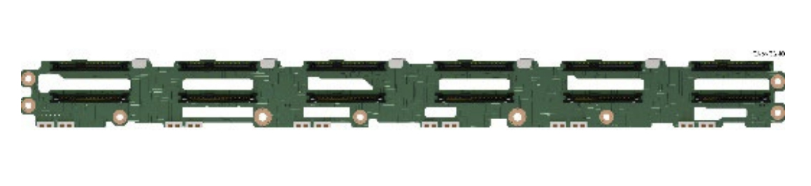 Intel 12-Port-SATA/SAS-Hot-Swap-Server-Backplane, Ansicht 2