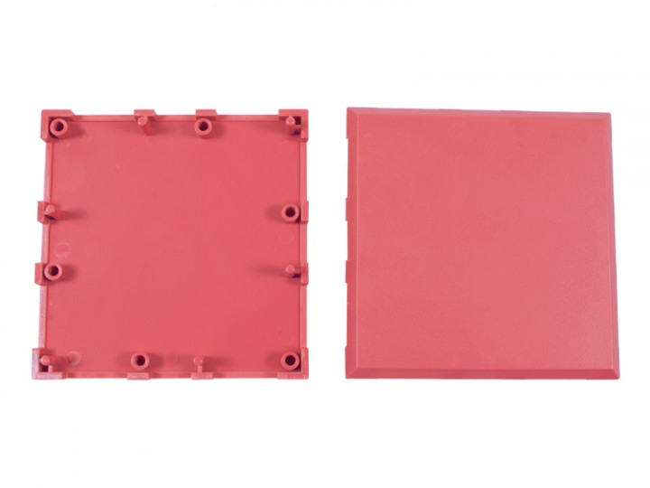 ALLNET 121604, BrickRknowledge Kunststoffschale 2x2 magenta oben und unten 10er Pack, Ansicht 2