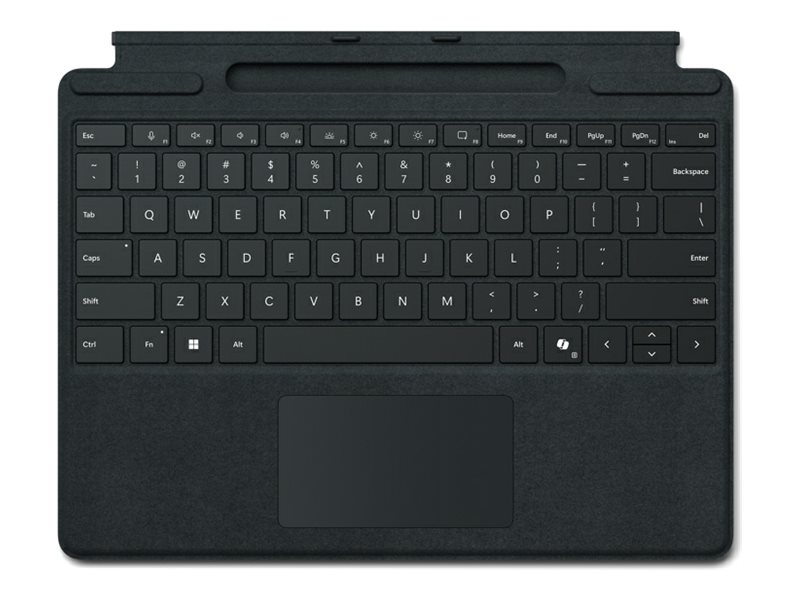 Microsoft Surface Pro Keyboard - Tastatur - mit Trackpad Beschleunigungsmesser Surface Slim Pen 2 Ablage- und Ladeschale