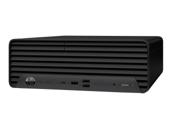 HP Pro 400 G9 - SFF - Core i5 i5-14500  2.6 GHz - RAM 16 GB - SSD 512 GB - NVMe - DVD-Writer - UHD Graphics 770 - 1GbE - Win 11 Pro - Monitor keiner - Tastatur Deutsch - mit HP Wolf Pro Security Edition (1 Jahr)