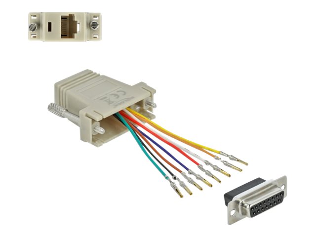 Delock Assembly Kit - Serieller Adapter - 15 pin D-Sub (DB-15)