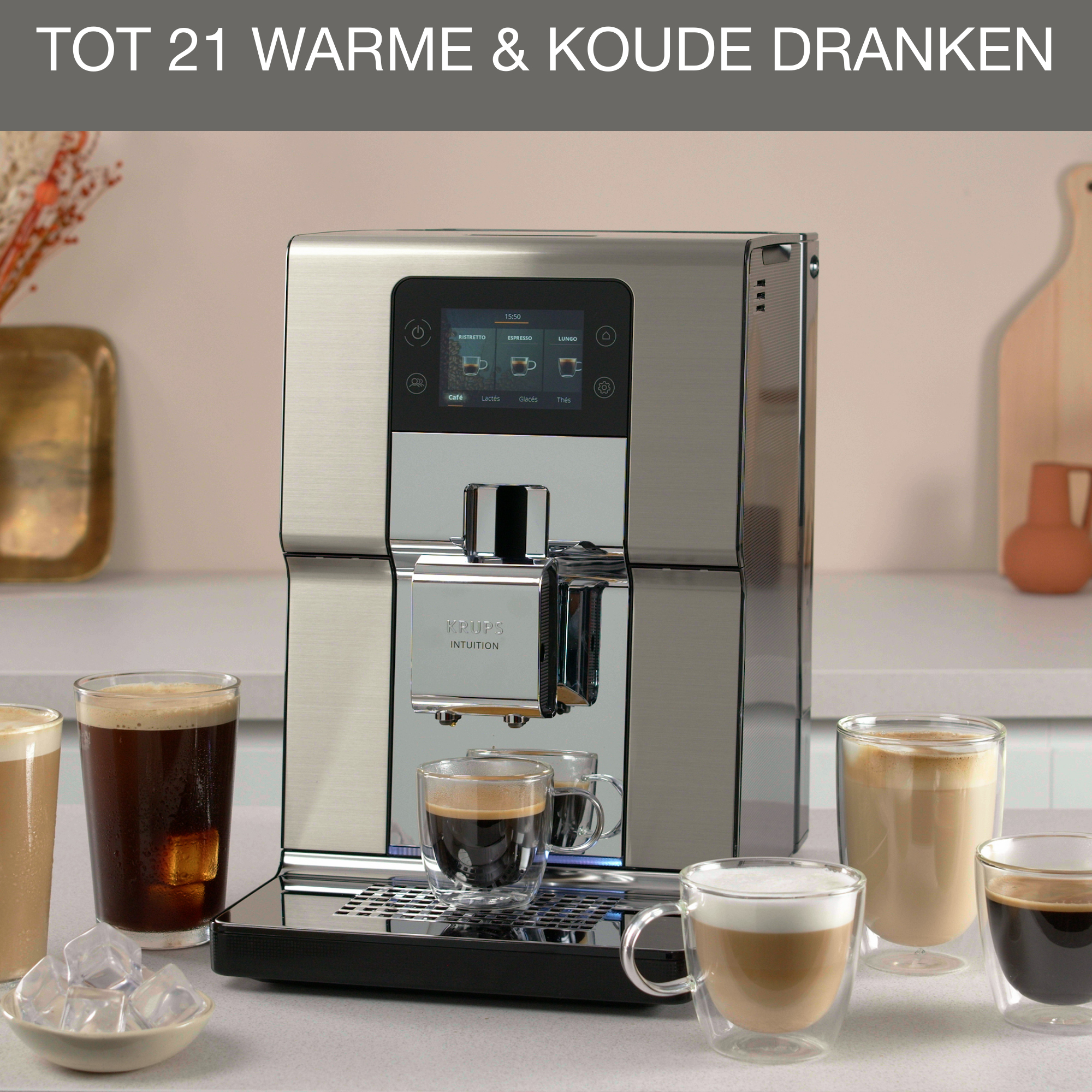 Krups EA 877 D Intuition Experience+ - Espresso-Automat - 15 Bar, Ansicht 3
