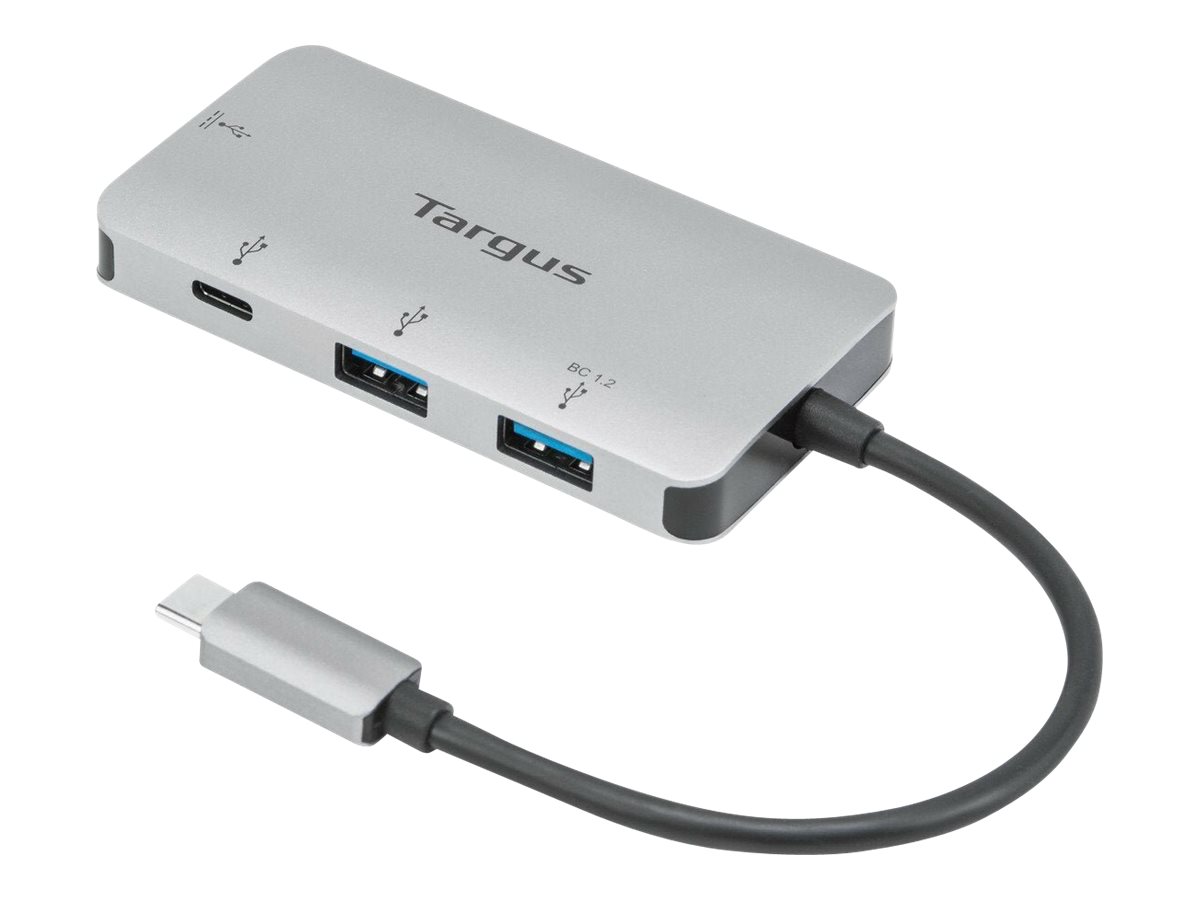 Targus - Hub - 2 x USB 3.2 Gen 1 + 1 x USB-C 3.2 Gen 1 + 1 x USB-C 3.2 Gen 1 (Spannungsversorgung) - Desktop