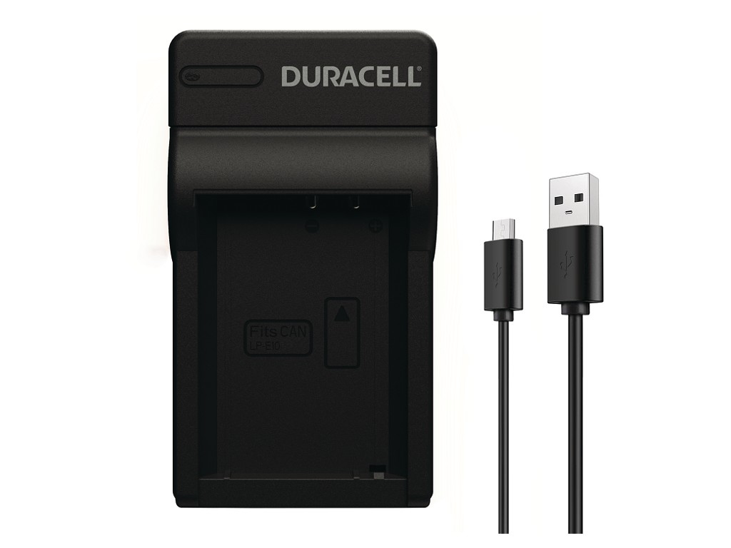 Duracell DRC5905 - USB - Indoor Batterieladegerät - Canon LP-E10 - Schwarz - 5 V - 5 V, Ansicht 2