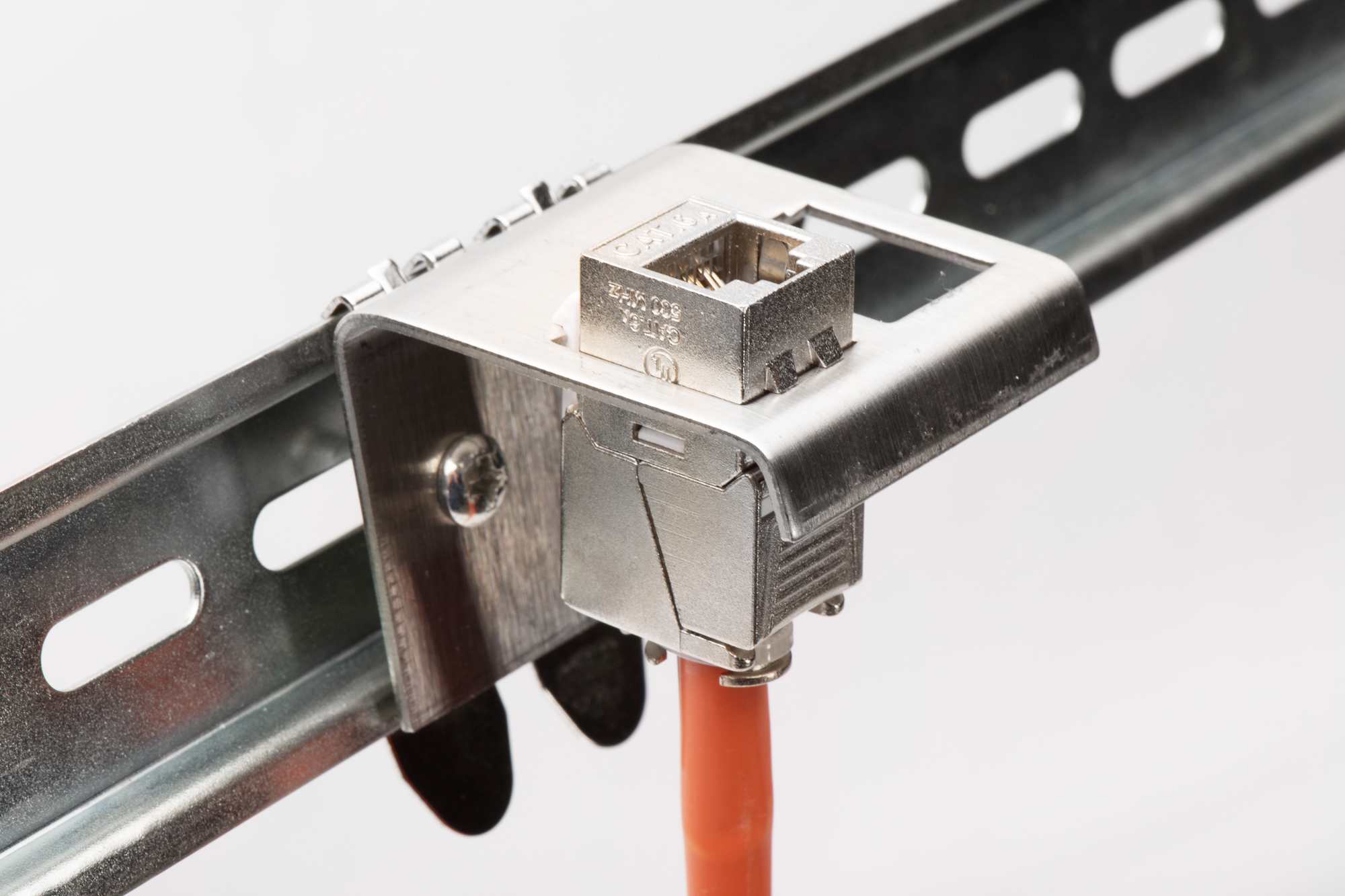 DIGITUS Hutschienen Adapter für 1x Keystone Modul, Ansicht 3