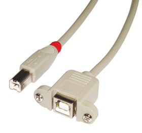 Lindy USB-Verlängerungskabel - USB Typ B (M), Ansicht 2
