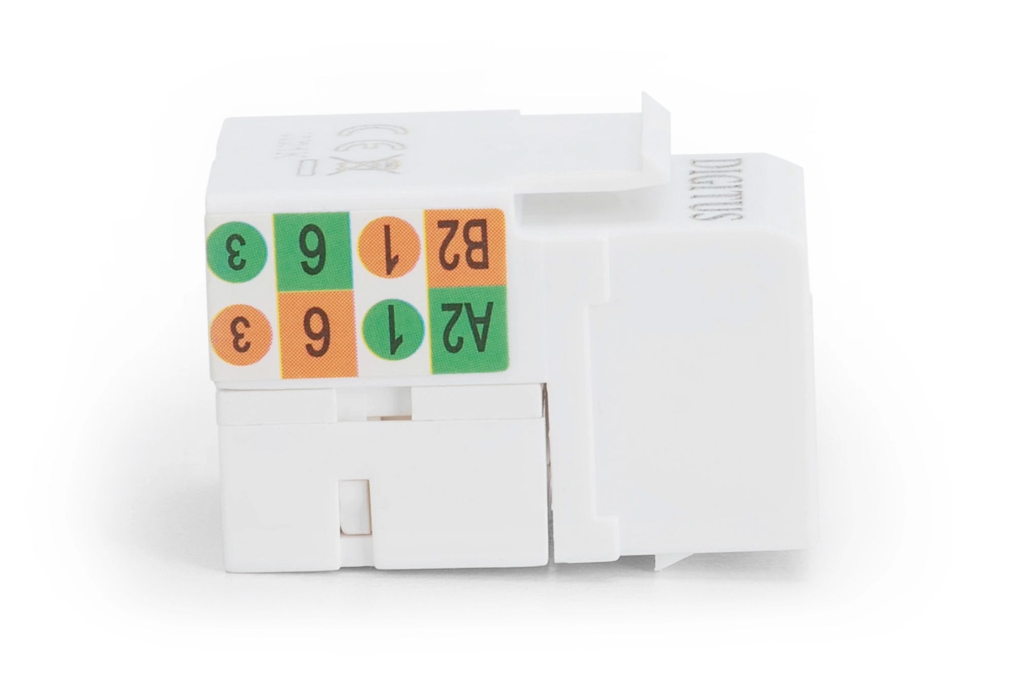 DIGITUS CAT 5e, Klasse D Keystone Modul, ungeschirmt, Ansicht 3