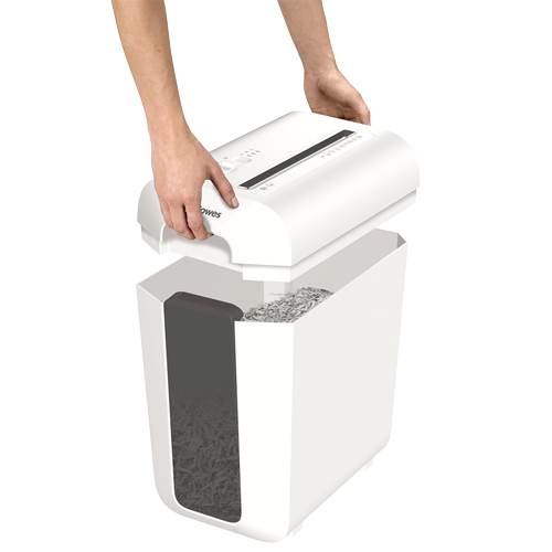 Fellowes Aktenvernichter Powershred LX65 weiss, Ansicht 4