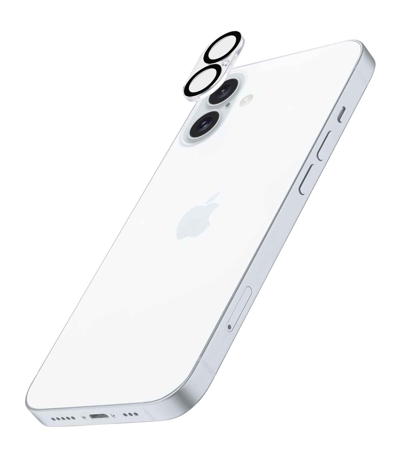 Cellularline Camera Lens Protection iPhone 16 16 Plus Clear, Ansicht 2