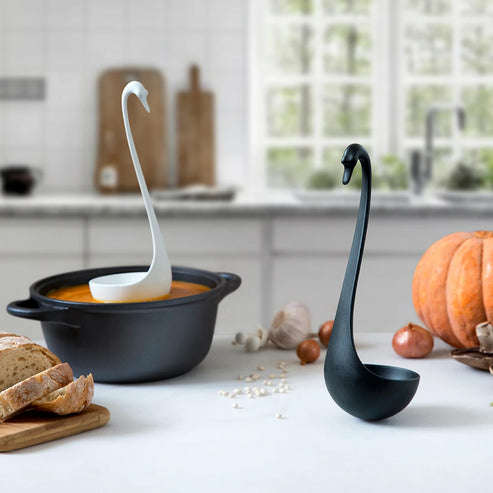 Ototo Design Swanky Schwarz Suppenkelle, Ansicht 2