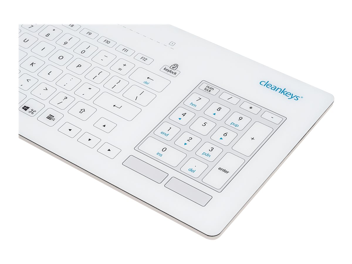 GETT CK5 Cleankeys TKR-098-TOUCH-KGEH-VESA-WHITE-USB-CH