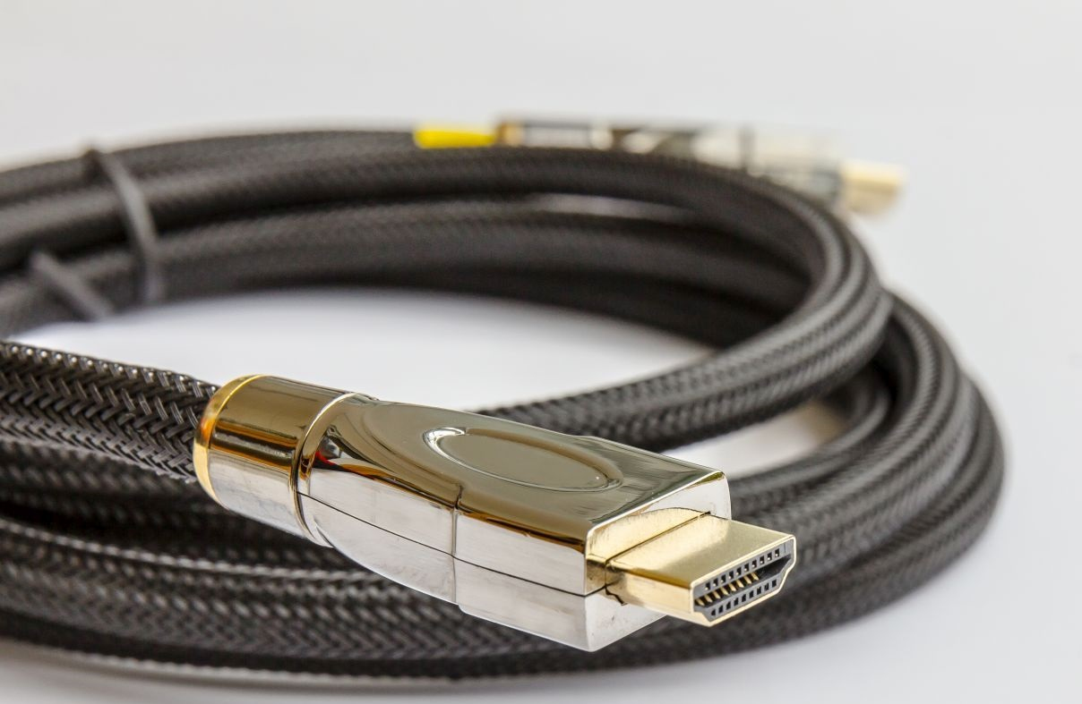 PYTHON Anschlusskabel HDMI 2.0 Kabel 4K2K / UHD 60Hz - 24K vergoldete Kontakte - OFC - Nylongeflecht schwarz - 1m, Ansicht 3