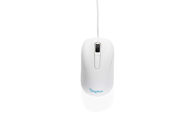 DIGITUS CM10, kabelgebundene 3-Tasten Maus, mit Scrollrad, 1,9 m Kabellänge, 1000 DPI