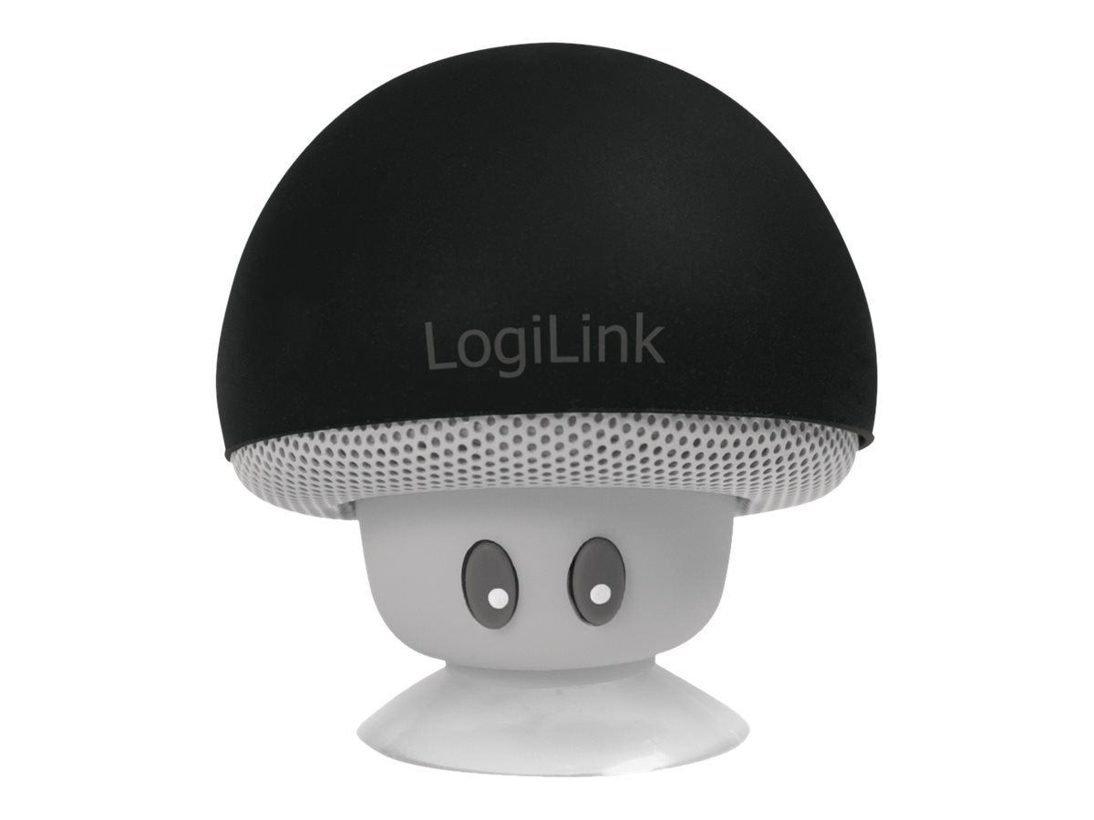 LogiLink Mushroom - Lautsprecher - tragbar - Bluetooth - schwarz