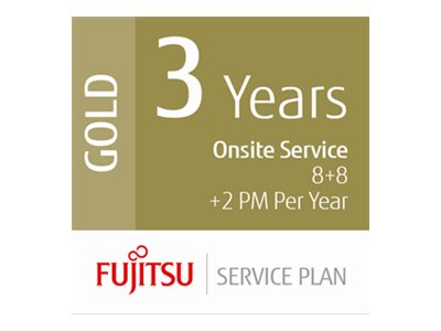 Fujitsu Scanner Service Program 3 Year Gold Service Plan for Fujitsu Low-Volume Production Scanners - Erweiterte Servicevereinbarung (Verlängerung)
