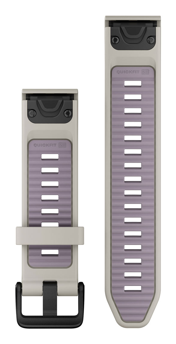 Garmin QuickFit-Armband Silikon Nebelgrau/Lavendel, Ansicht 2