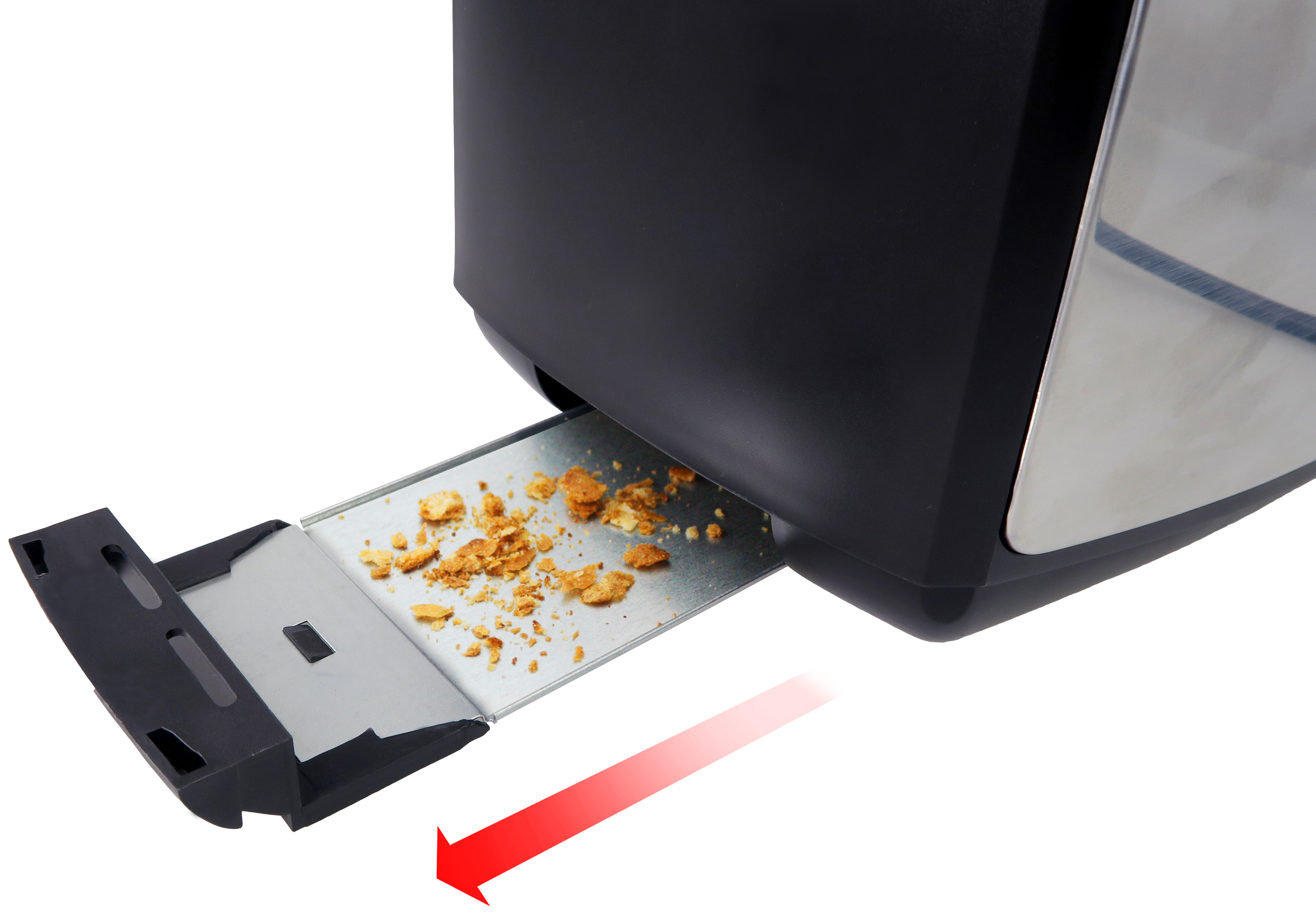 Trisa Crispy Snack - Schwarz - Edelstahl - Edelstahl - Tasten - Drehregler - Schweiz - 600 W - 230 V, Ansicht 3