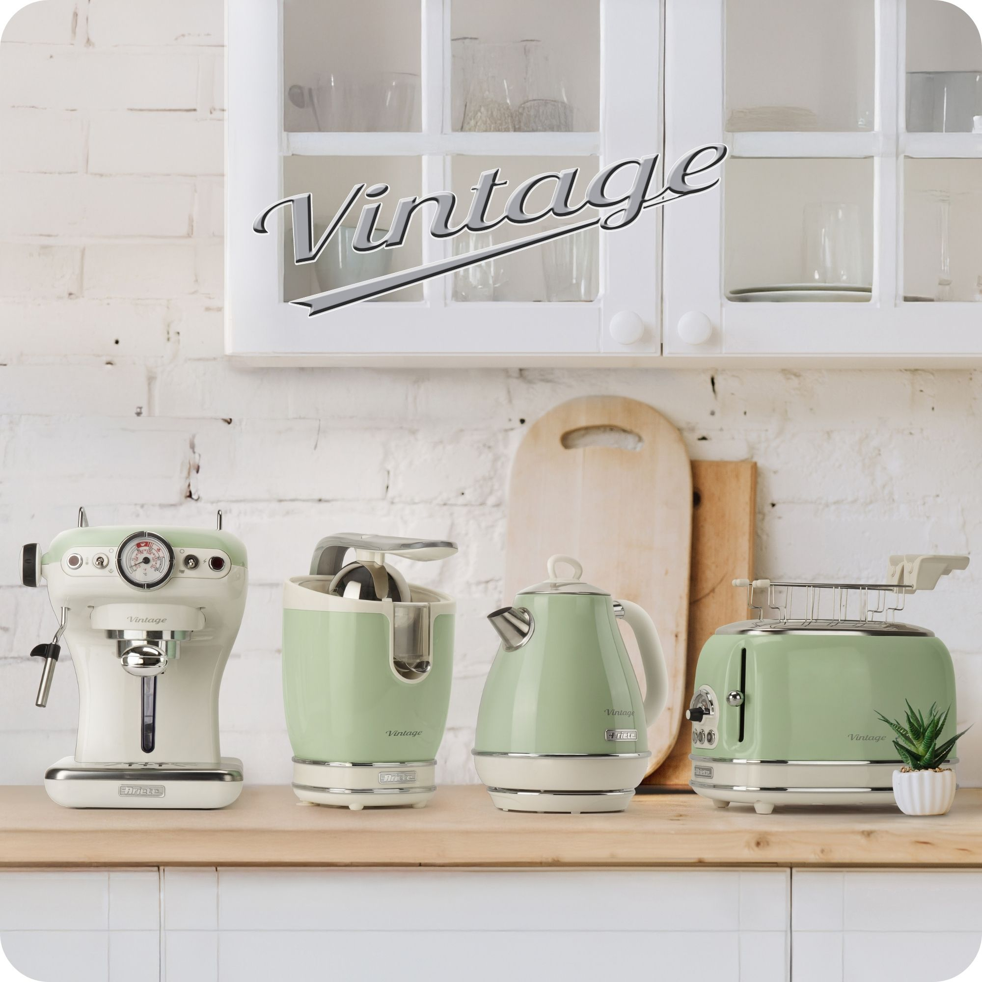 Ariete Cappuccino 2878 Vintage - Milchaufschäumer - Grün, Ansicht 3