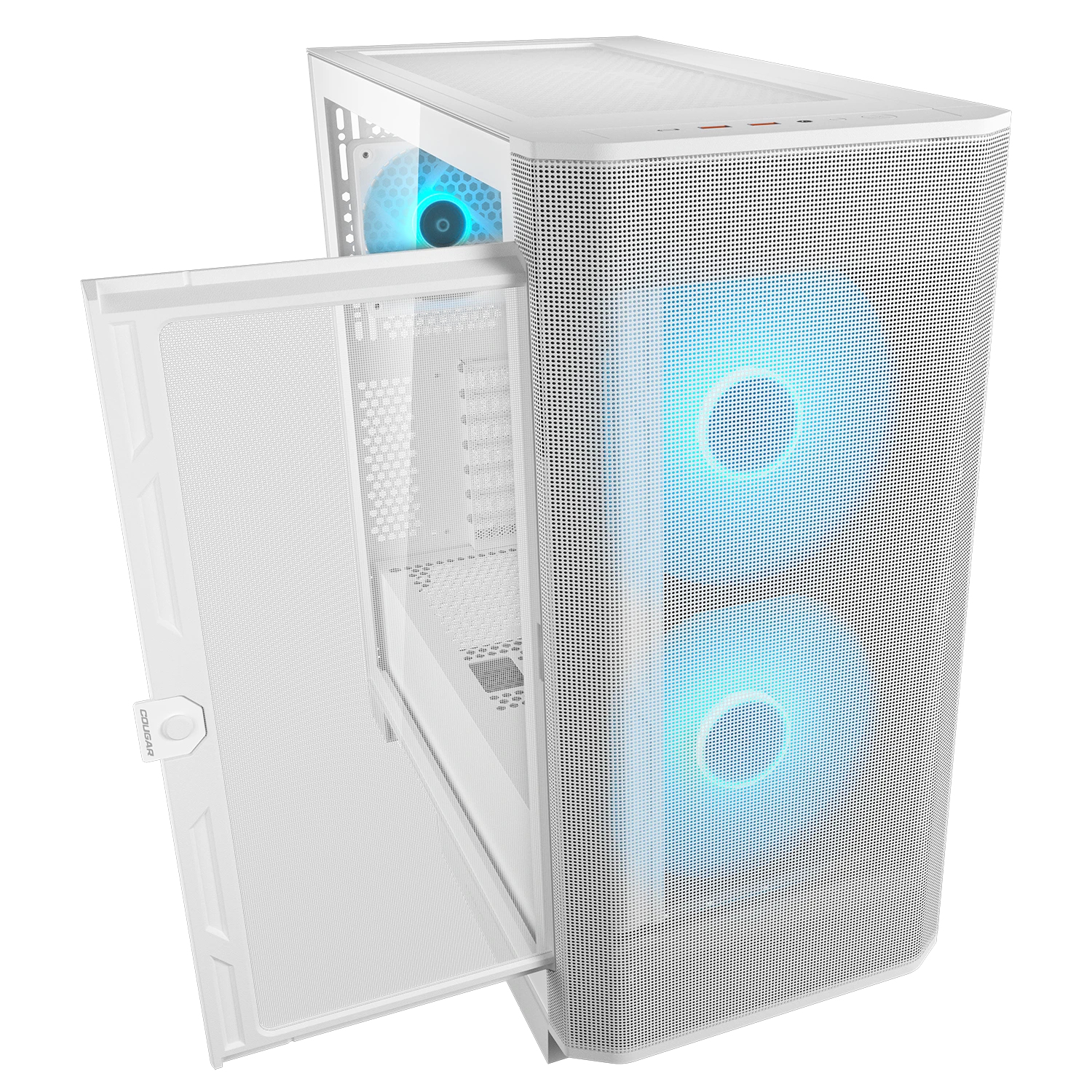 Cougar Gehäuse Midi-Tower Airface FLO ARGB Weiß - Midi/Minitower - ATX, Ansicht 4