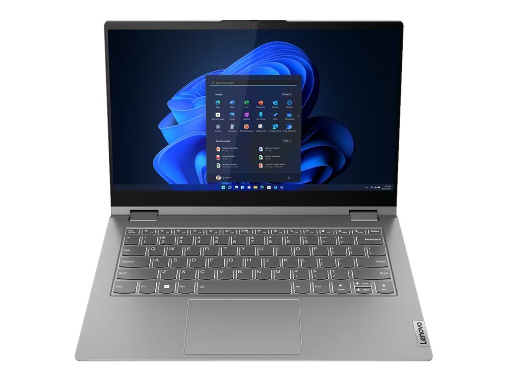 Lenovo ThinkBook 14s Yoga G3 IRU 21JG - Flip-Design - Intel Core i5 1335U / 1.3 GHz - Win 11 Pro - Iris Xe Graphics - 8 GB RAM - 256 GB SSD NVMe - 35.6 cm (14") IPS Touchscreen 1920 x 1080 (Full HD) - Wi-Fi 6 - Dual Tone Mineral Gray - kbd: Deutsch -...