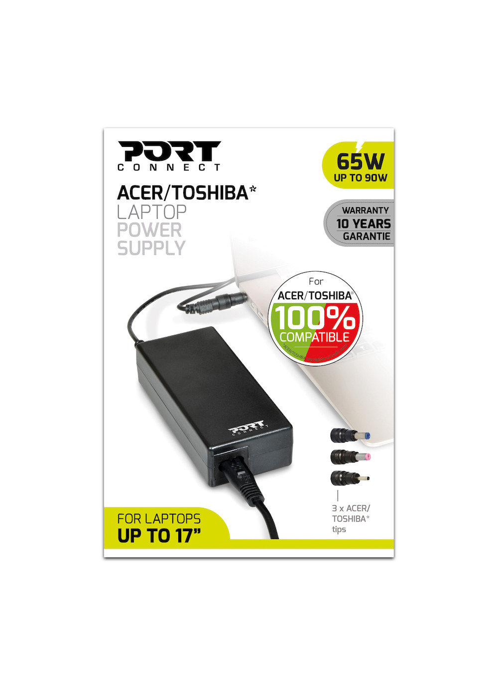 PORT Designs PORT - Netzteil - Wechselstrom 100-240 V - 65 Watt, Ansicht 4