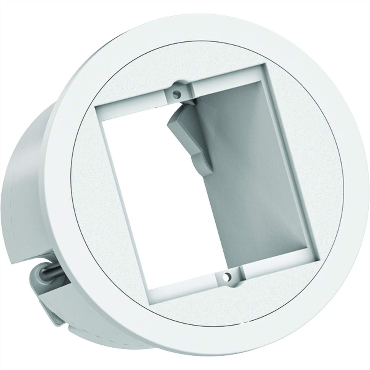 Bachmann PIX 1xCM RAL9010926.310Zierring in Edelstahl-Optik, Ansicht 2