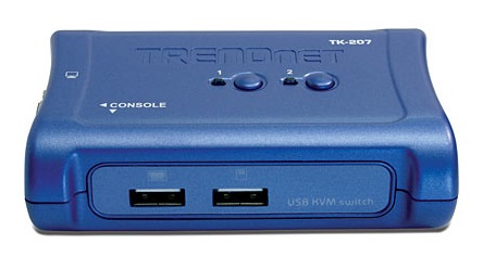 TRENDnet TK 207K - KVM-Switch - 2 x KVM port(s), Ansicht 2