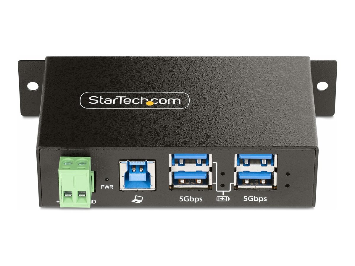StarTech.com 4-Port Managed USB Hub with 4x USB-A, Heavy Duty with Metal Industrial Housing, ESD & Surge Protection, Ansicht 4