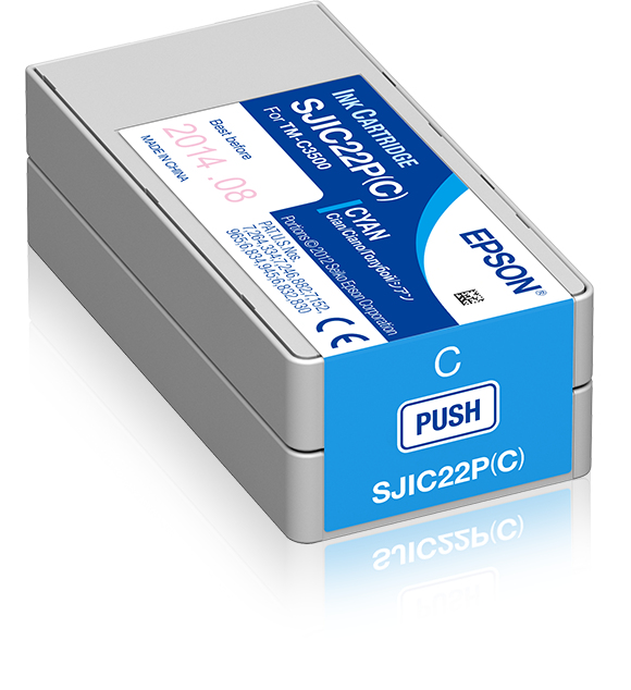 Epson SJIC22P(C) - Cyan - Original - Tintenpatrone, Ansicht 2