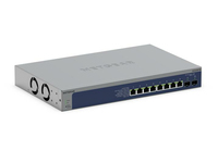 NETGEAR S3600 Series XS508TM - Switch - 2+/L3 Lite - Smart - 8 x 10/25 Gigabit Ethernet + 2 x 10 Gb Ethernet SFP+ (Uplink) - Desktop, an Rack montierbar