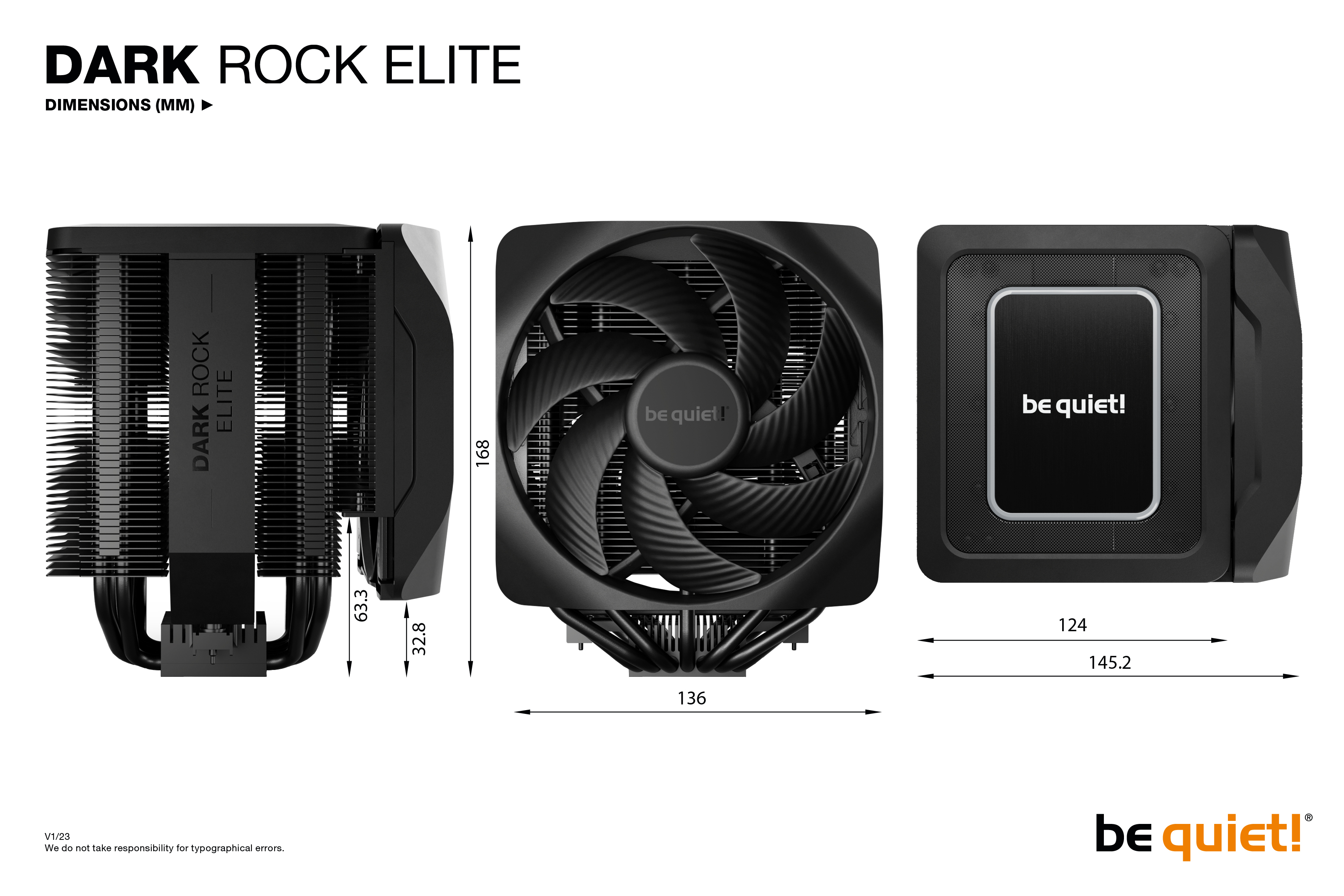 Be Quiet! Dark Rock Elite schwarz - CPU-Kühler - AMD Sockel AM4 (Ryzen), Ansicht 2