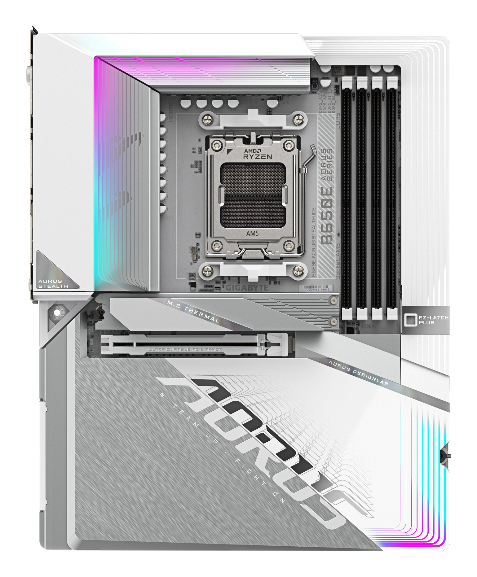 Gigabyte B650E A Stealth ICE (B650,AM5,ATX,DDR5) - AMD Sockel AM5 (Ryzen Zen4) - ATX, Ansicht 4