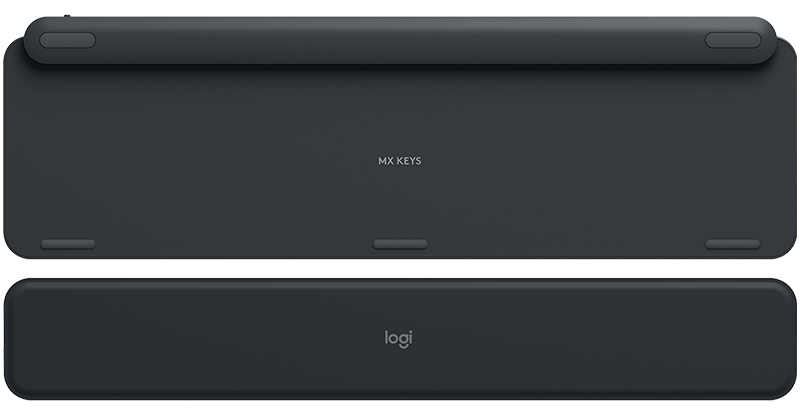 Logitech MX Keys - Standard - RF Wireless + Bluetooth - AZERTY - Schwarz
