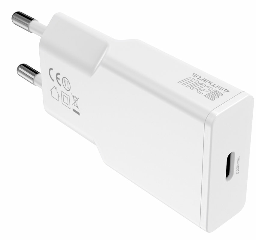 4smarts Ladegerät PDPlug Slim 20W GaN 1C+ USB-C Kabel 1.5 m, Ansicht 3