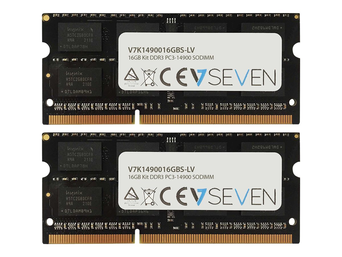 V7 - DDR3 - Kit - 16 GB: 2 x 8 GB - SO DIMM 204-PIN - 1866 MHz / PC3-14900