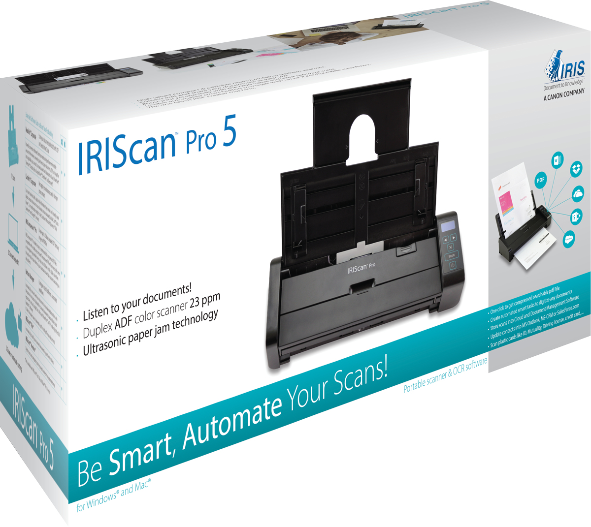 IRIS IRISCan Pro 5 - Dokumentenscanner - Contact Image Sensor (CIS), Ansicht 4