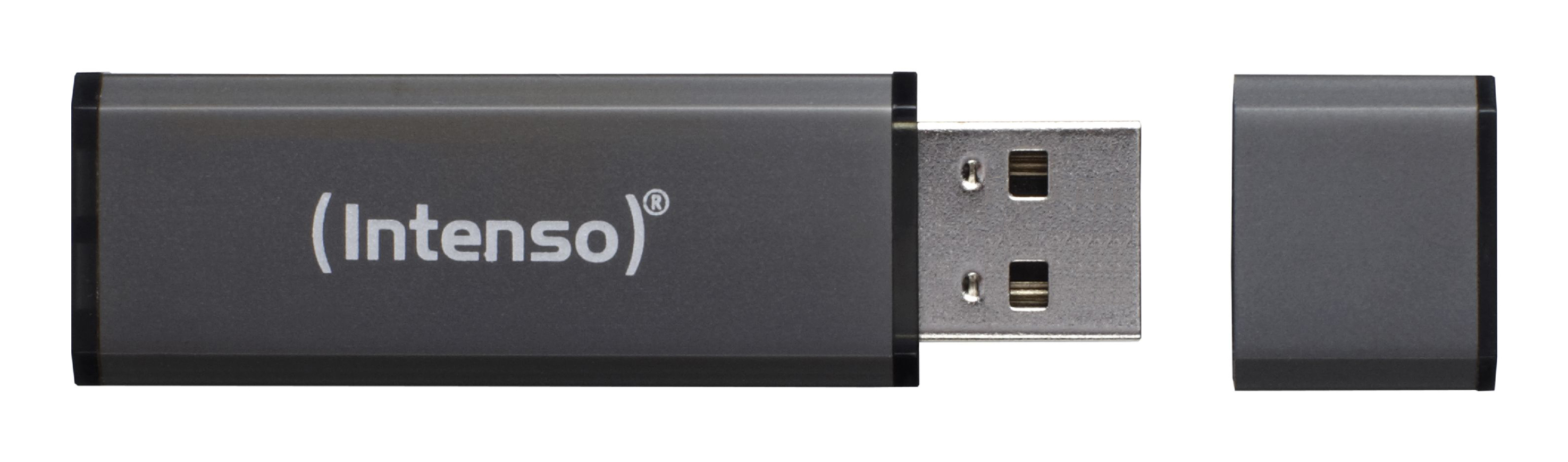 Intenso Alu Line - USB-Flash-Laufwerk - 4 GB - Anthrazit, Ansicht 3