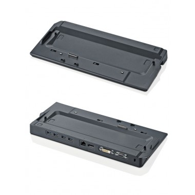 Fsas Technologies Fujitsu - Port Replicator - VGA - 80 Watt - mit Wechselstromadapter, EU-Kabelsatz, Ansicht 2
