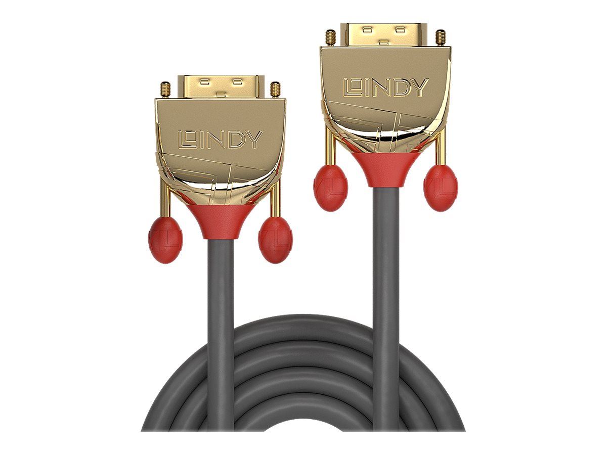 Lindy Gold - DVI-Kabel - Single Link - DVI-D (M)