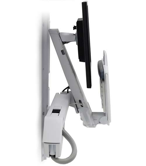 Ergotron Sit-Stand Combo - Befestigungskit (Gelenkarm, Tastatur-Tablett), Ansicht 4