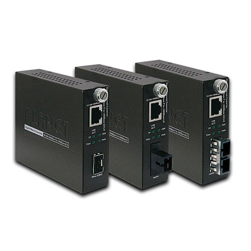 Planet GST-802 - Medienkonverter - GigE - 10Base-T, 1000Base-SX, 100Base-TX, 1000Base-T, Ansicht 2