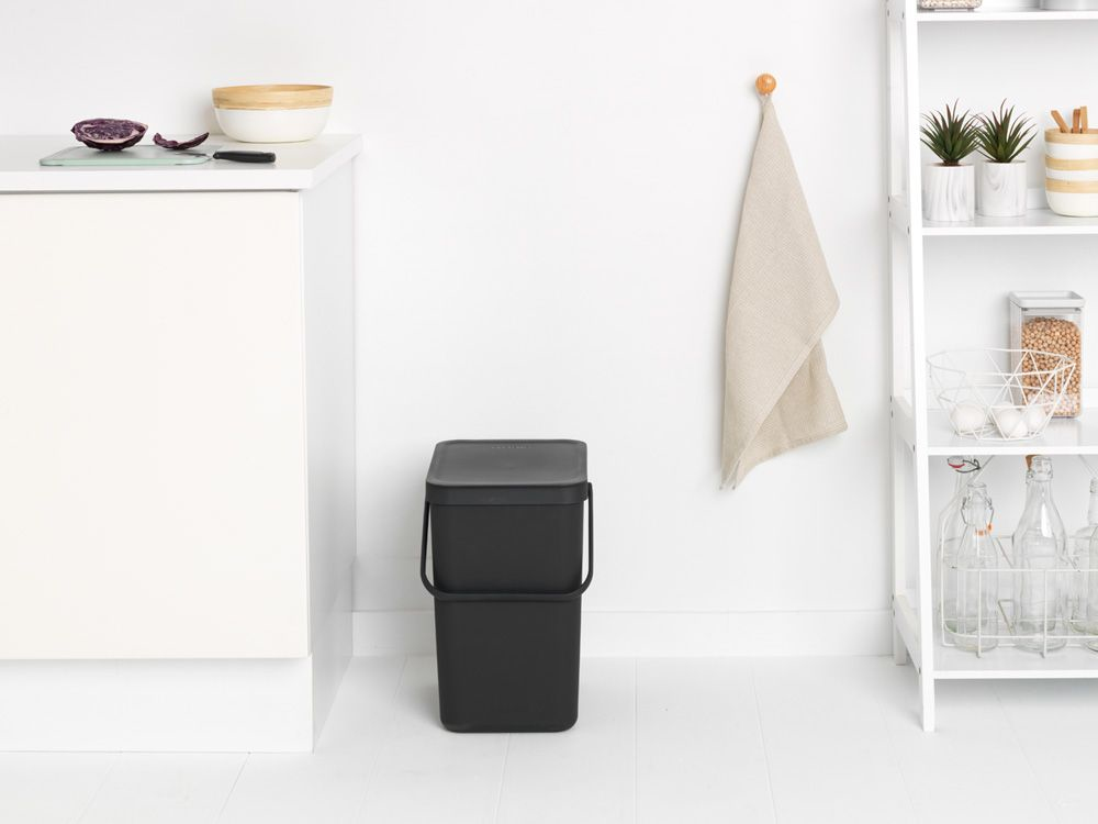Brabantia 129940 - 25 l - Rechteckig - Kunststoff - Grau - 265 mm - 340 mm, Ansicht 2
