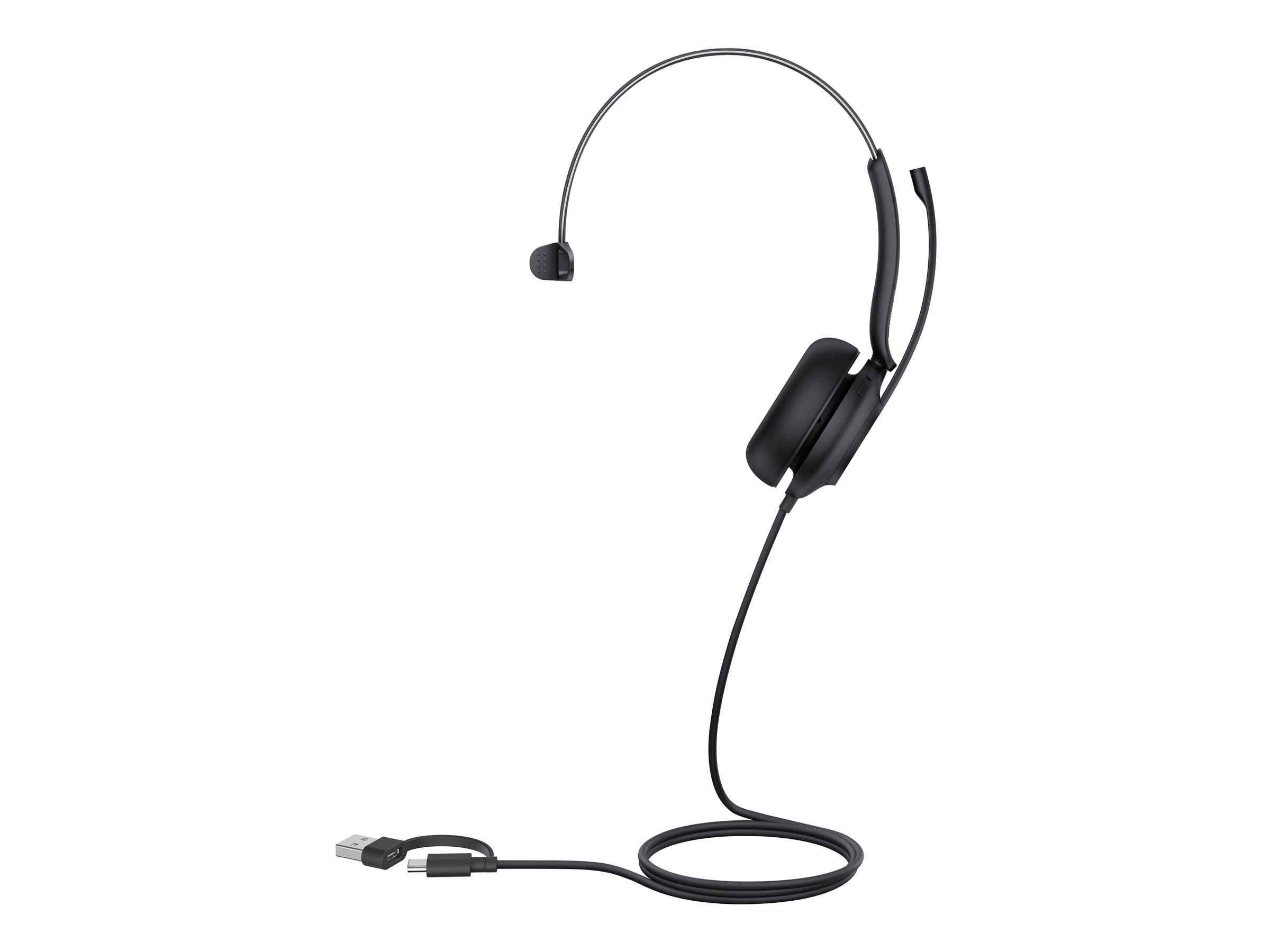 Yealink UH35 Mono - Headset - On-Ear - kabelgebunden - USB-C - Schwarz - Zertifiziert für Microsoft Teams, Ansicht 5