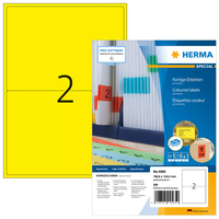 HERMA 4565 - Gelb - Rechteck - A4 - Universal - Matte - LaserInkjet