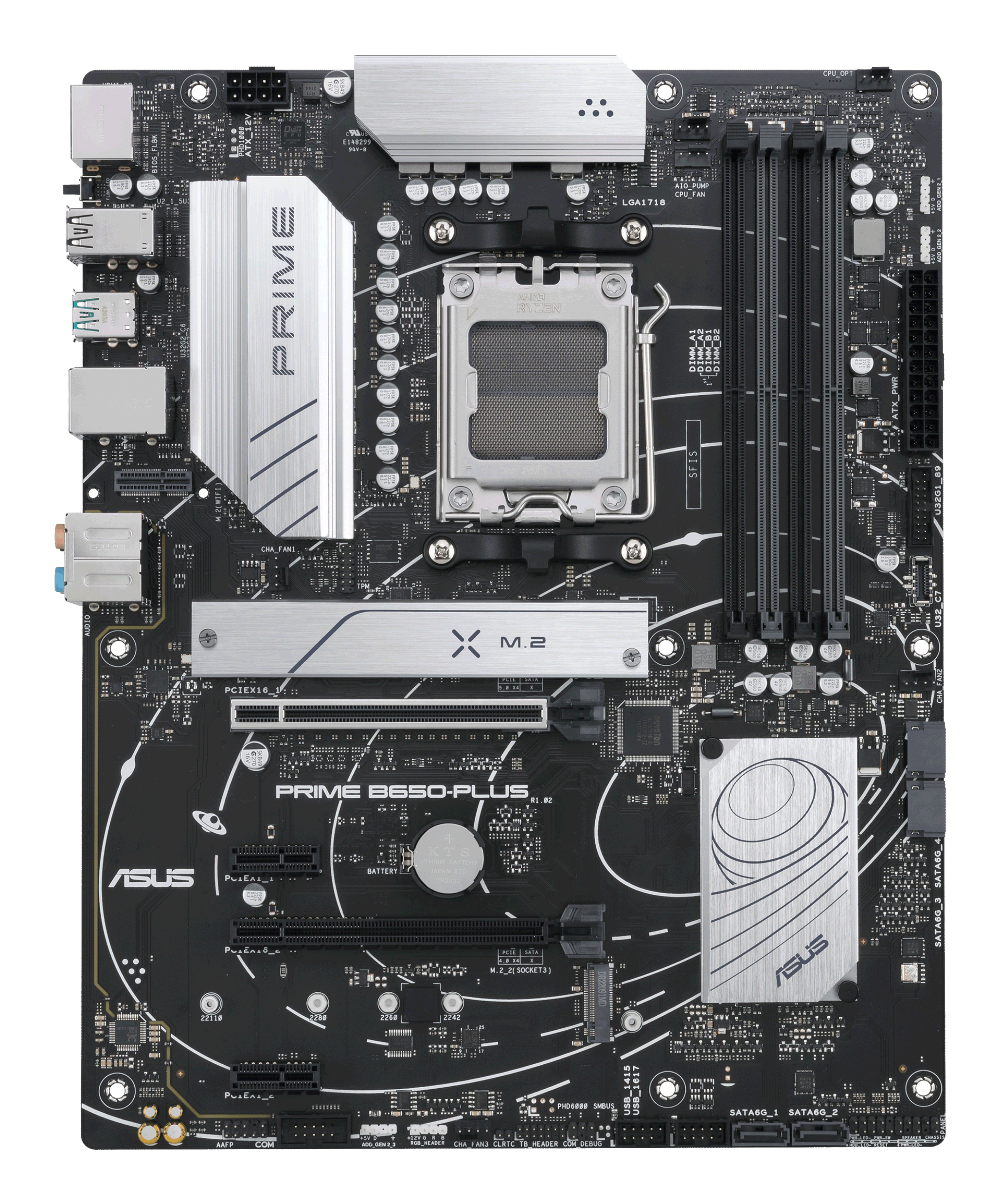 ASUS Prime B650-Plus-CSM - Motherboard - ATX - Socket AM5 - AMD B650 Chipsatz, Ansicht 3