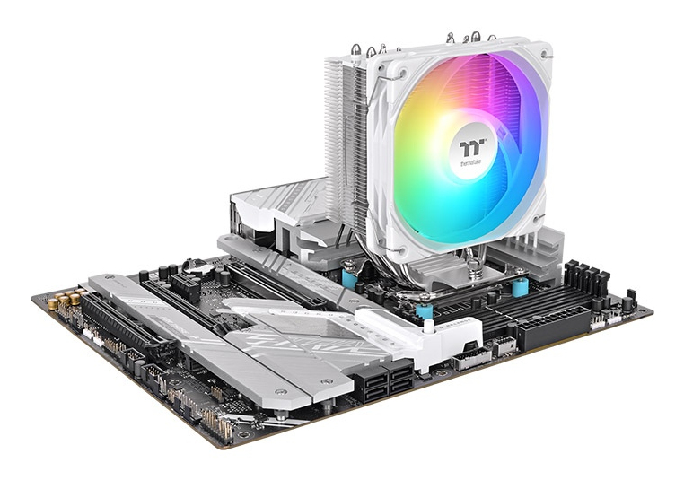 Thermaltake Kühler UX400 ARGB White Air AMD/Intel retail - CPU-Kühler - AMD Sockel AM3 (Ph. II/Ath. II), Ansicht 4