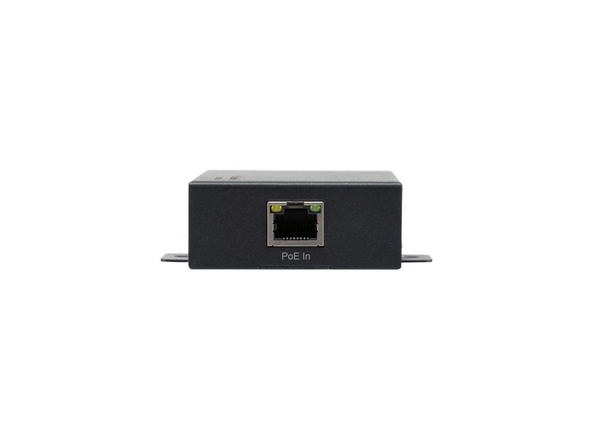 LevelOne 1-Port RJ-45 Gigabit PoE Repeater - Schwarz - 100 m - China - 0 - 40 °C - 0 - 90%, Ansicht 4