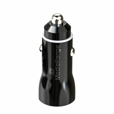 MEDIARANGE MRMA103-02 - Auto - Zigarettenanzünder - 5 V - Schwarz - Silber, Ansicht 2