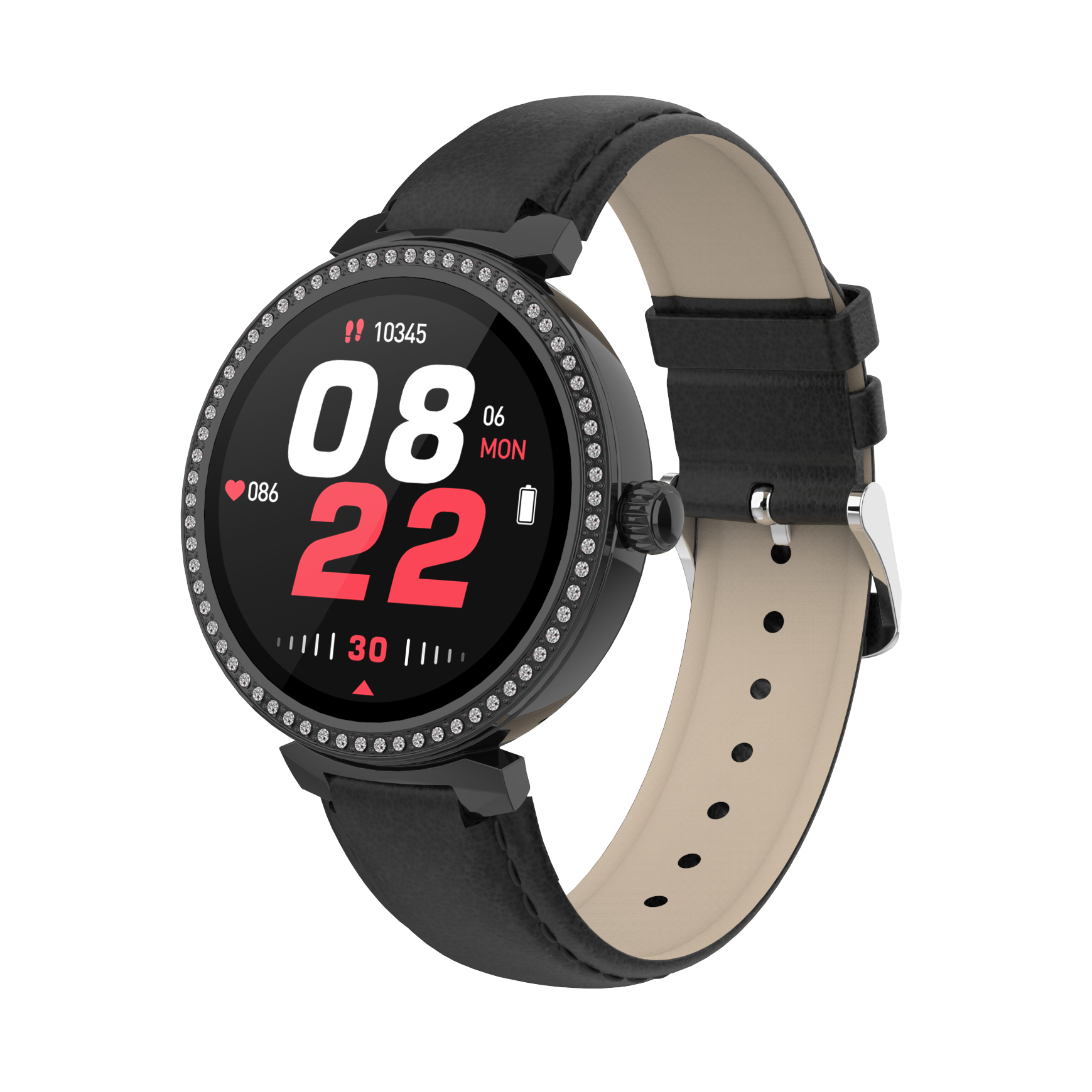 Inter Sales DENVER SWC-342 - Intelligente Uhr mit Riemen - Anzeige 3 cm (1.2), Ansicht 4