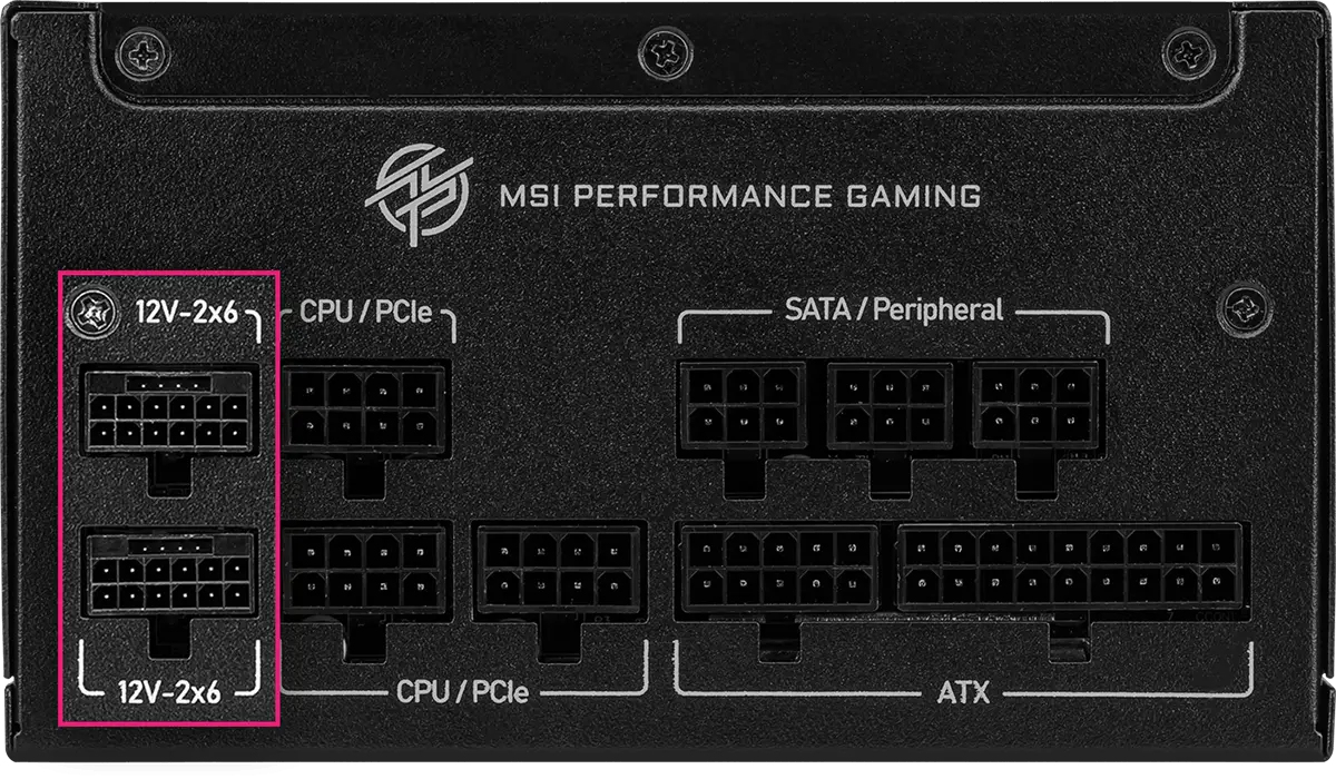 MSI Netzteil Mpg A1250Gs Pcie5 - PC-/Server Netzteil - ATX, Ansicht 4